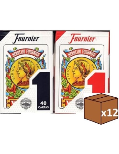 PACK 12U 50 NAIPES ESPANOLES Nº12 ESTUCHE CELOFAN